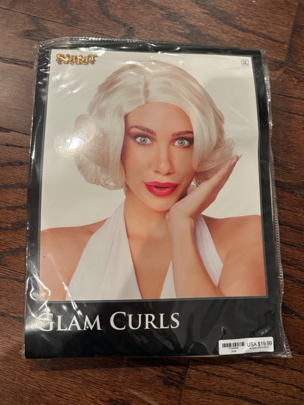 Spirit Glam Curls Short Wig - Platinum Blonde